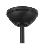 Craftmade VNN58FB4 Flat Black Venn 58'' 4-blade Indoor/outdoor (damp) Ceiling Fan In Flat Black W/ Flat Black Blades; Light Kit Optional (sold Separately) Image 6