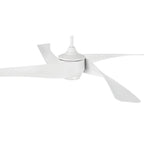 Craftmade VNN58W4 White Venn 58'' 4-blade Indoor/outdoor (damp) Ceiling Fan In White W/ White Blades; Light Kit Optional (sold Separately) Image 6