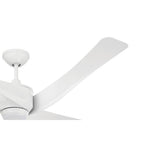 Craftmade VNN58W4 White Venn 58'' 4-blade Indoor/outdoor (damp) Ceiling Fan In White W/ White Blades; Light Kit Optional (sold Separately) Image 5