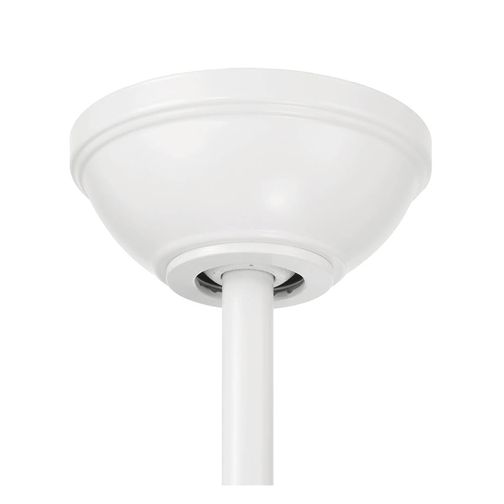 Craftmade VNN58W4 White Venn 58'' 4-blade Indoor/outdoor (damp) Ceiling Fan In White W/ White Blades; Light Kit Optional (sold Separately) Image 7