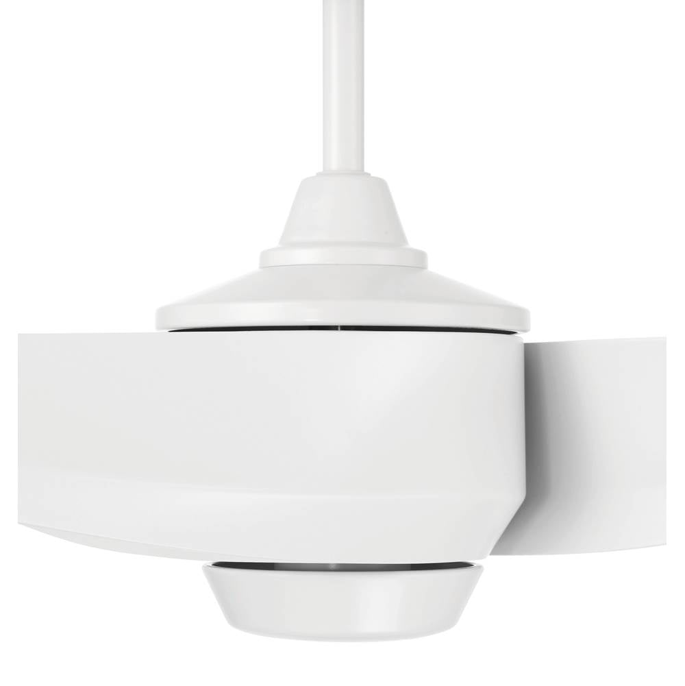 Craftmade VNN58W4 White Venn 58'' 4-blade Indoor/outdoor (damp) Ceiling Fan In White W/ White Blades; Light Kit Optional (sold Separately) Image 4