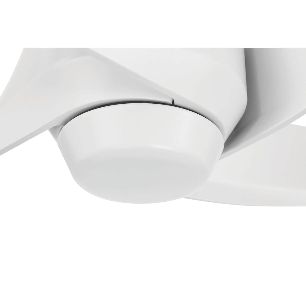 Craftmade VNN58W4 White Venn 58'' 4-blade Indoor/outdoor (damp) Ceiling Fan In White W/ White Blades; Light Kit Optional (sold Separately) Image 3