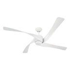Craftmade VNN58W4 White Venn 58'' 4-blade Indoor/outdoor (damp) Ceiling Fan In White W/ White Blades; Light Kit Optional (sold Separately) Image 2