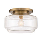 Craftmade Peri 1 Light 12'' Flushmount In Flat Black
