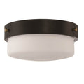 Craftmade X3214-FB Flat Black Oak Street 2 Light 13'' Flushmount In Flat Black Image 1