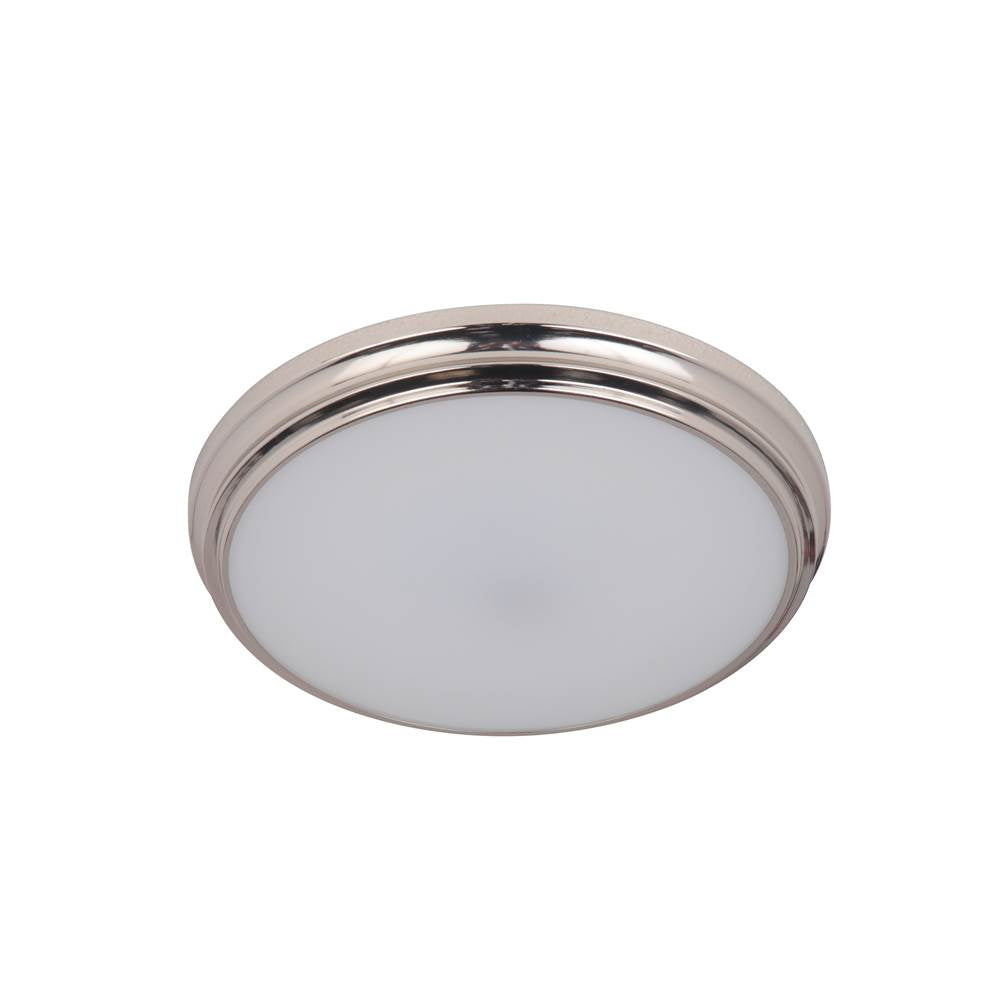 Craftmade  X66 Series 1 Light 11'' Led Flushmount In Brushed Polished Nickel