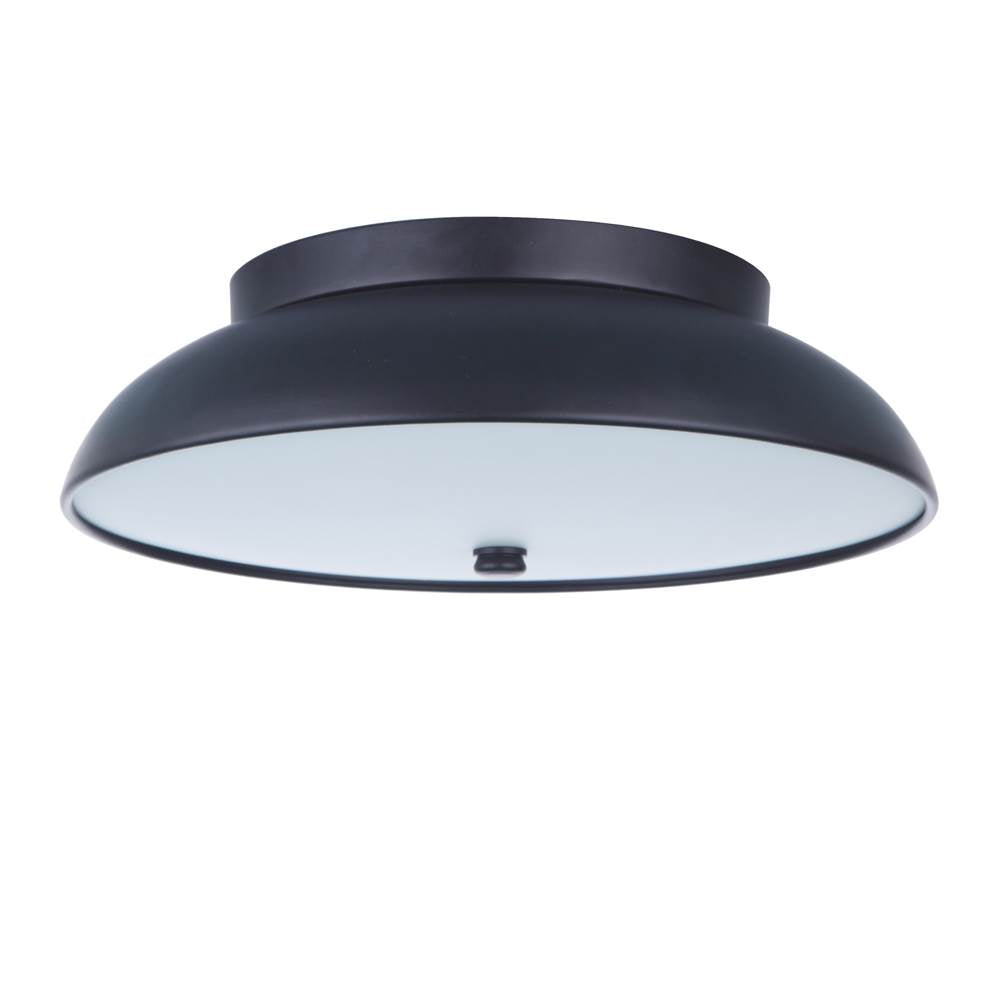 Craftmade X6813-FB-LED Flat Black Soul 1 Light 12.5'' Led Flushmount In Flat Black Image 1