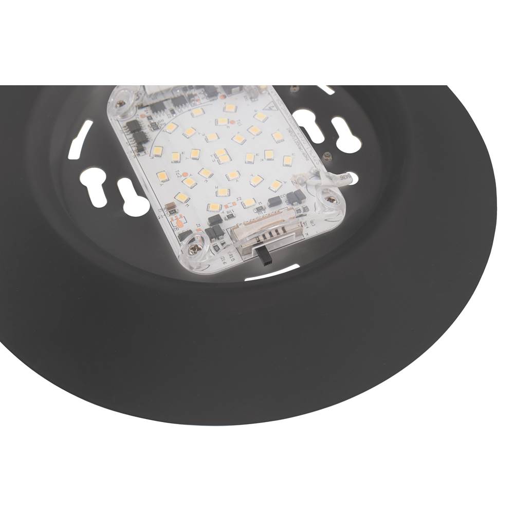 Craftmade X9306-FB-LED-5CCT Flat Black Slim Line 6'' (7.5'' Overall) 1 Light Led Flush In Flat Black; 5cct Selectable 2700-5000k Image 2