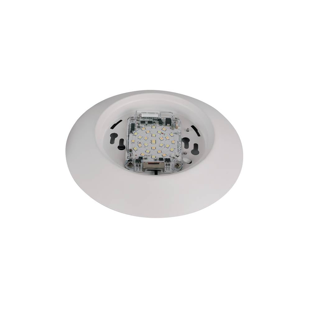Craftmade  Slim Line 6'' (7.5'' Overall) 1 Light Led Flush In Flat Black; 5cct Selectable 2700-5000k