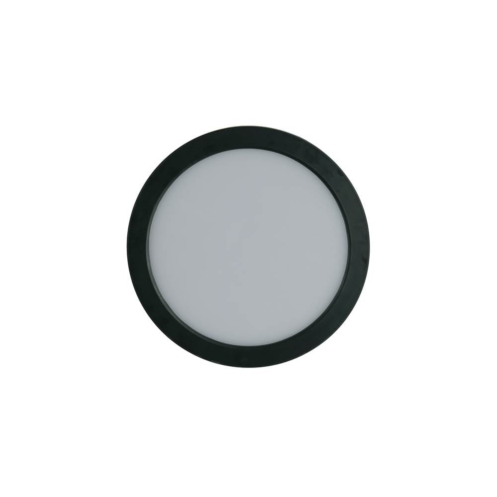 Craftmade X9407-FB-LED-5CCT Flat Black Slim Line Ii 7'' Led Pancake Flushmount In Flat Black, 5cct Selectable 2700-5000k Image 1