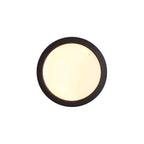 Craftmade Slim Line Ii 7'' Led Pancake Flushmount In Flat Black, 5cct Selectable 2700-5000k