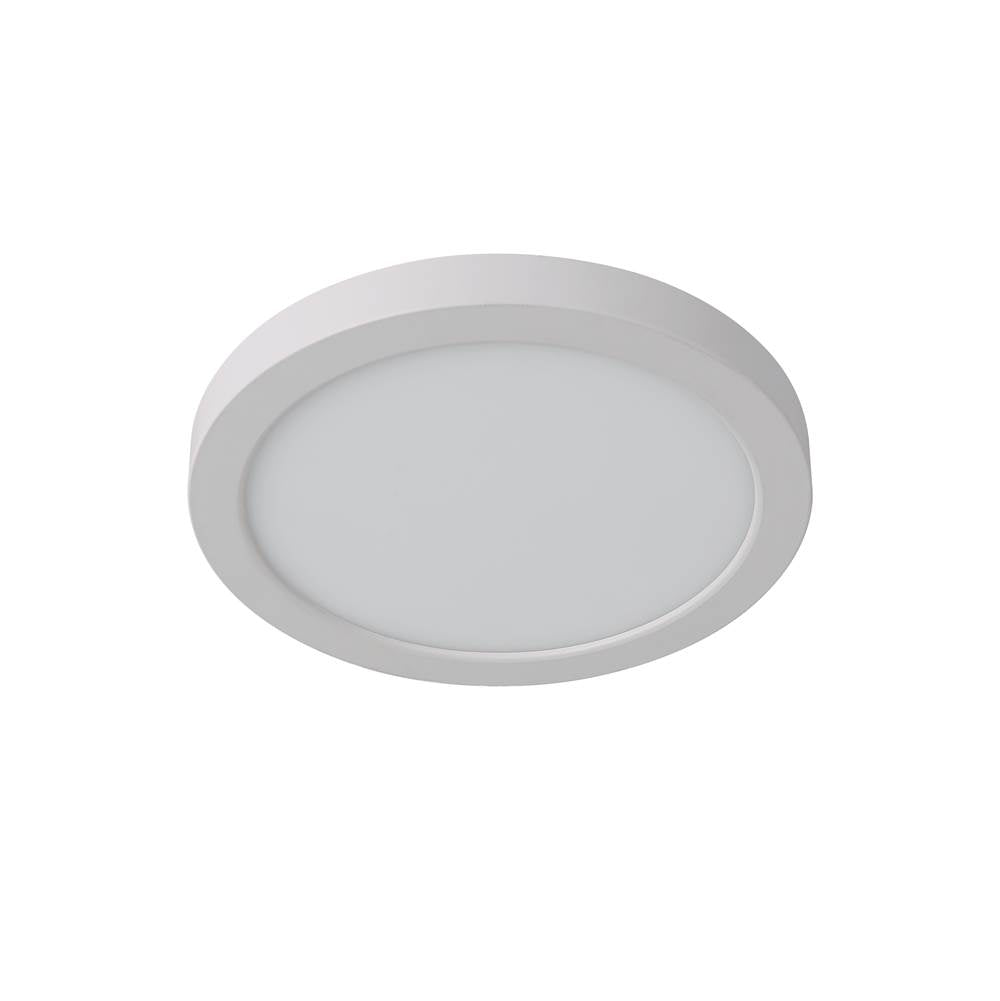Craftmade X9407-W-LED-5CCT White Slim Line Ii 7'' Led Pancake Flushmount In White, 5cct Selectable 2700-5000k Image 4