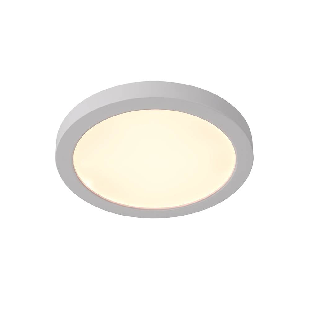 Craftmade X9407-W-LED-5CCT White Slim Line Ii 7'' Led Pancake Flushmount In White, 5cct Selectable 2700-5000k Image 3