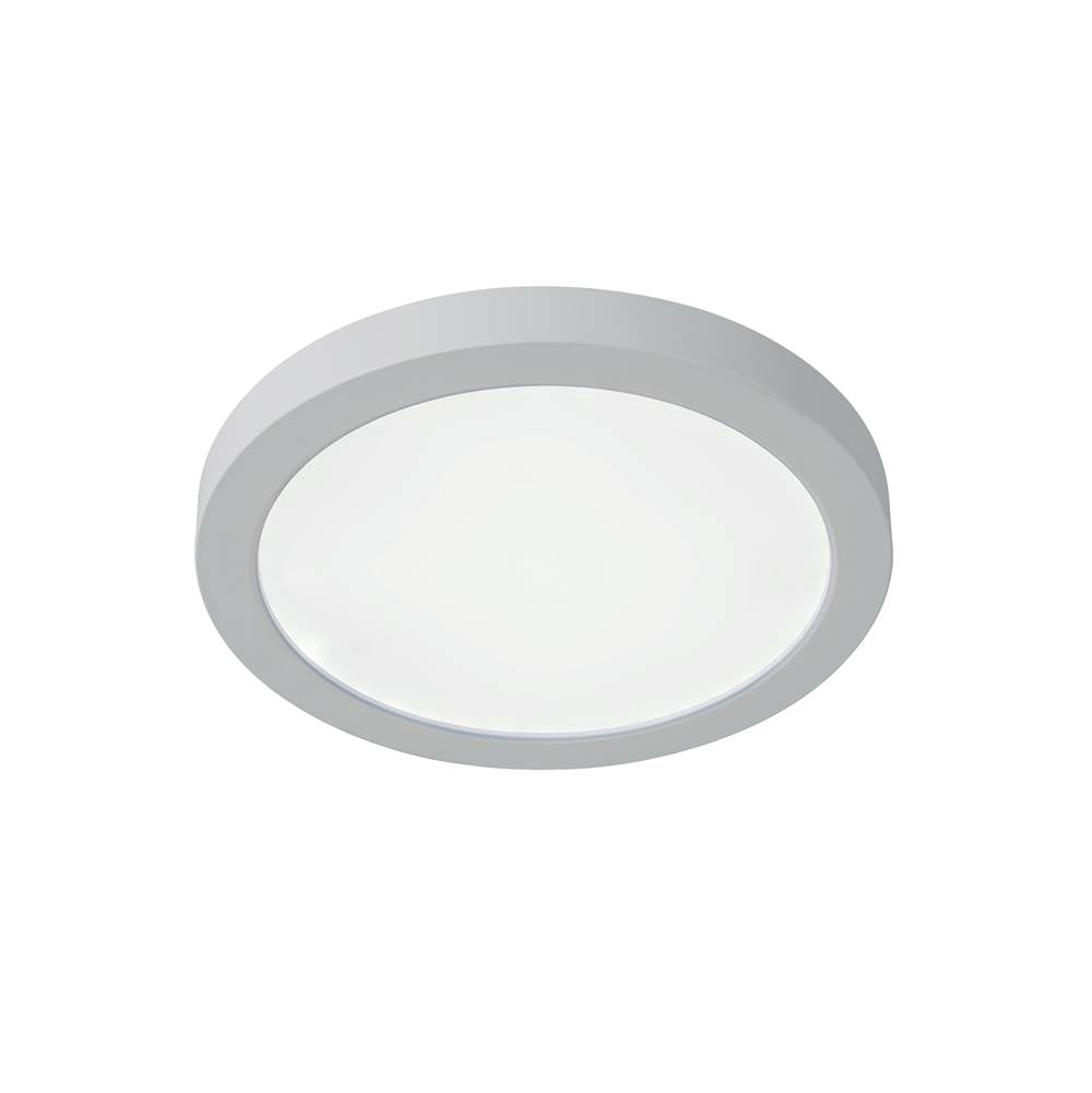 Craftmade X9407-W-LED-5CCT White Slim Line Ii 7'' Led Pancake Flushmount In White, 5cct Selectable 2700-5000k Image 2