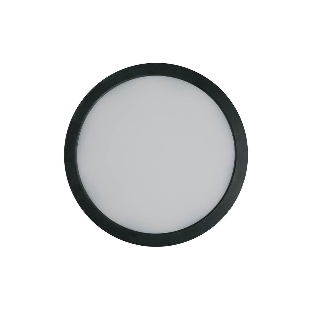 Craftmade X9409-FB-LED-5CCT Flat Black Slim Line Ii 9'' Led Pancake Flushmount In Flat Black, 5cct Selectable 2700-5000k Image 1