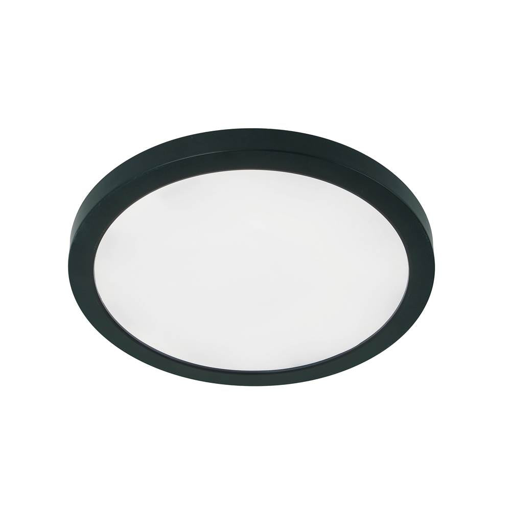 Craftmade X9409-FB-LED-5CCT Flat Black Slim Line Ii 9'' Led Pancake Flushmount In Flat Black, 5cct Selectable 2700-5000k Image 2