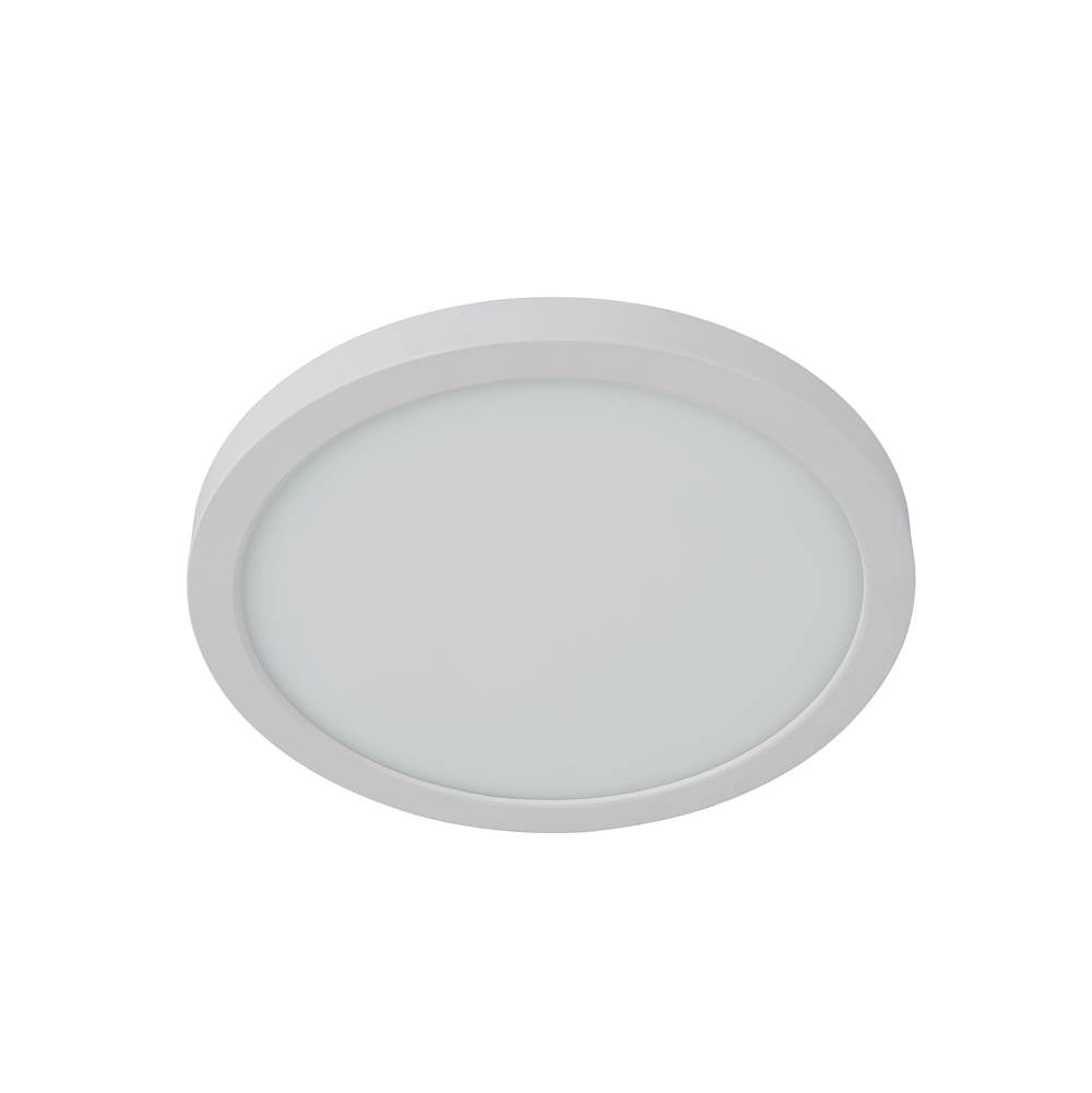Craftmade X9409-W-LED-5CCT White Slim Line Ii 9'' Led Pancake Flushmount In White, 5cct Selectable 2700-5000k Image 2