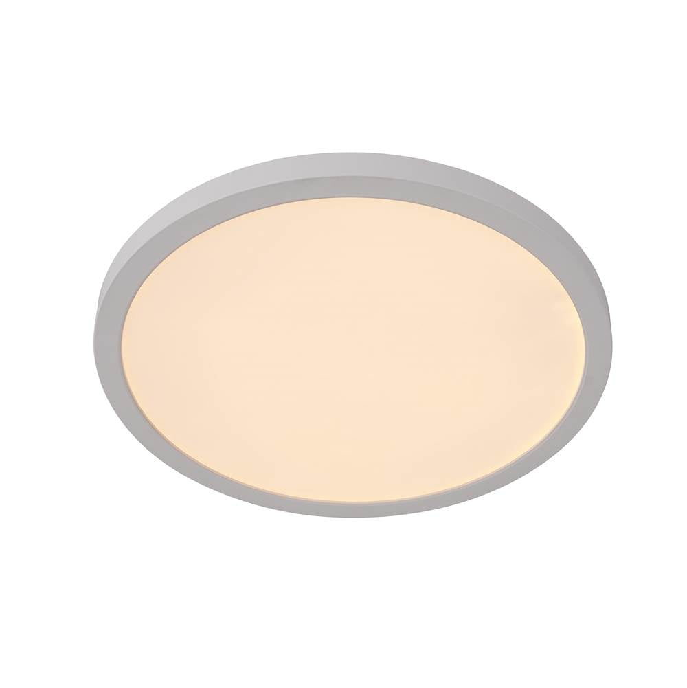 Craftmade X9412-W-LED-5CCT White Slim Line Ii 12'' Led Pancake Flushmount In White, 5cct Selectable 2700-5000k Image 4