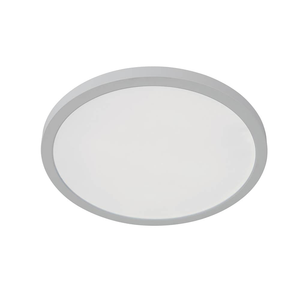 Craftmade X9412-W-LED-5CCT White Slim Line Ii 12'' Led Pancake Flushmount In White, 5cct Selectable 2700-5000k Image 3