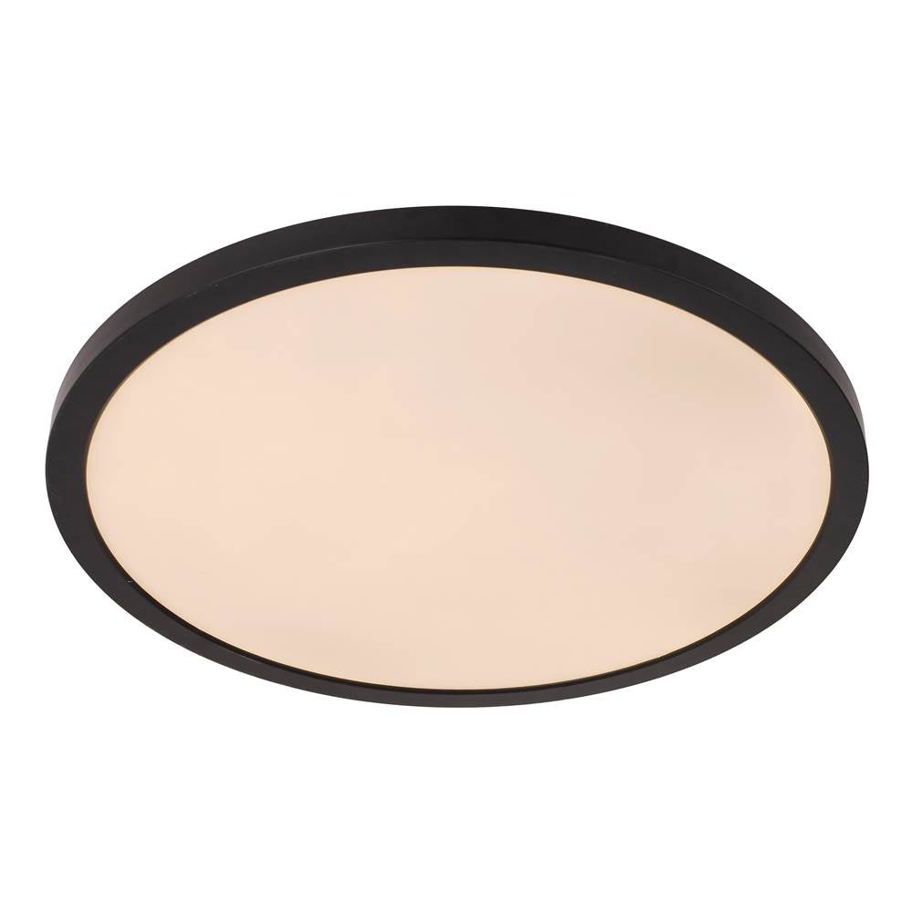 Craftmade X9415-FB-LED-5CCT Flat Black Slim Line Ii 15'' Led Pancake Flushmount In Flat Black, 5cct Selectable 2700-5000k Image 3