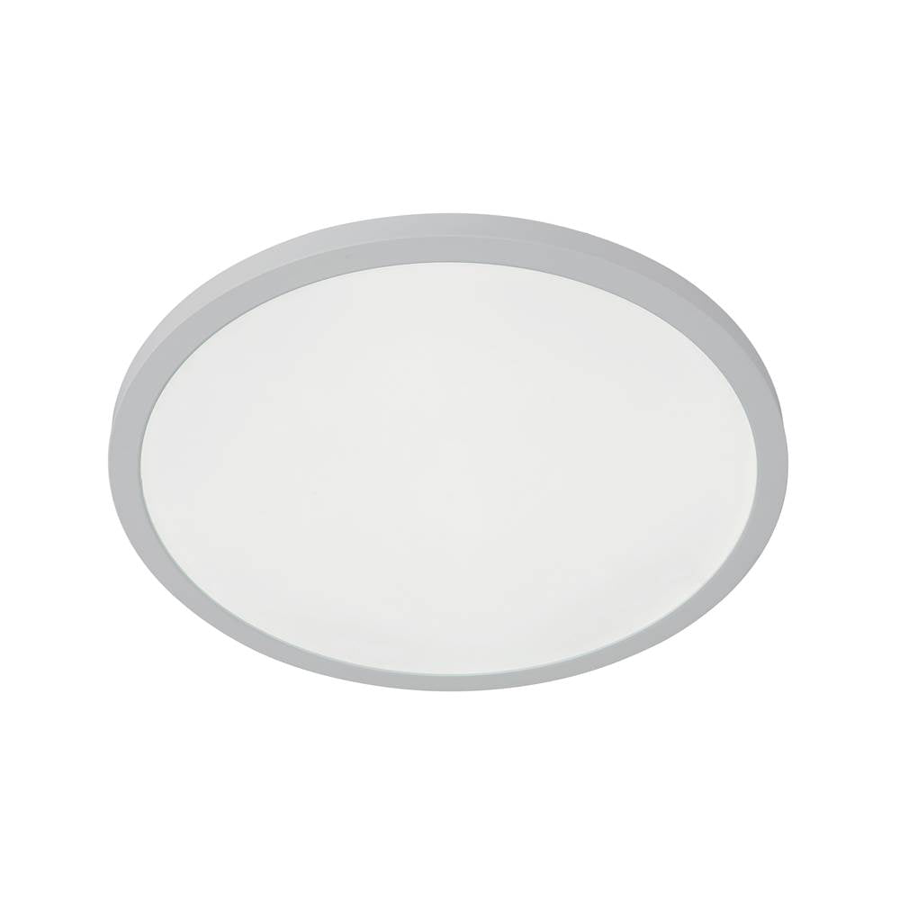 Craftmade X9415-W-LED-5CCT White Slim Line Ii 15'' Led Pancake Flushmount In White, 5cct Selectable 2700-5000k Image 3