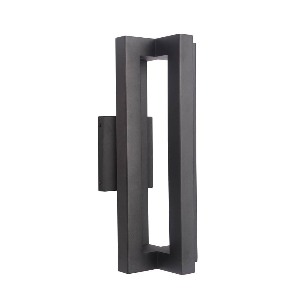 Craftmade Z1514-TB-LED Textured Black Kai 1 Light Medium Led Outdoor Lantern In Textured Black Image 1