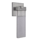 Craftmade Z1604-SA-LED Satin Aluminum Aria 1 Light Small Led Outdoor Wall Lantern In Satin Aluminum Image 1