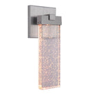 Craftmade Aria 1 Light Small Led Outdoor Wall Lantern In Satin Aluminum