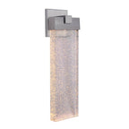 Craftmade Aria 1 Light Large Led Outdoor Wall Lantern In Satin Aluminum