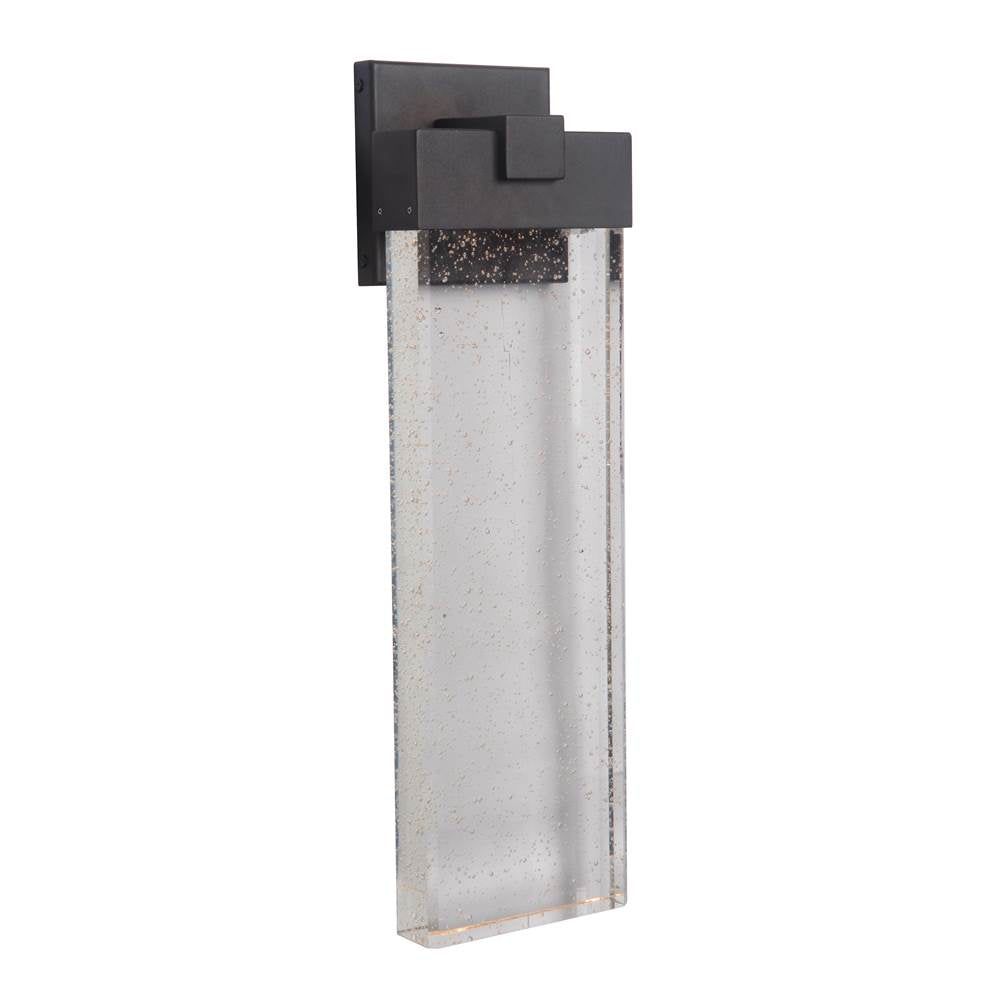 Craftmade Z1624-TB-LED Textured Black Aria 1 Light Large Led Outdoor Wall Lantern In Textured Black Image 1