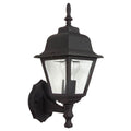 Craftmade  Coach Lights Cast 1 Light Small Outdoor Wall Lantern In Textured Black