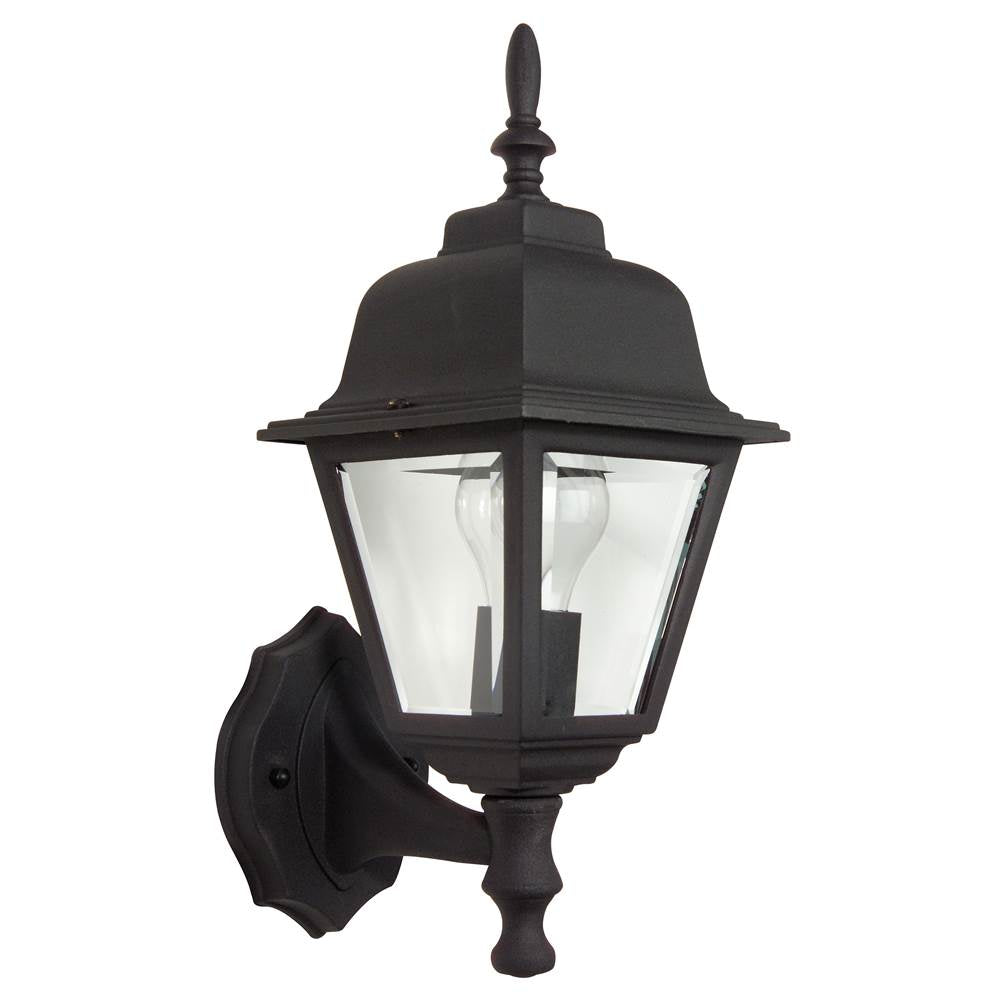 Craftmade  Coach Lights Cast 1 Light Small Outdoor Wall Lantern In Textured Black