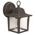 Craftmade  Coach Lights Cast 1 Light Small Outdoor Wall Lantern In Textured Black