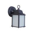 Craftmade Z192-TB-LED Textured Black Coach Lights Cast 1 Light Small Led Outdoor Wall Lantern In Textured Black Image 1