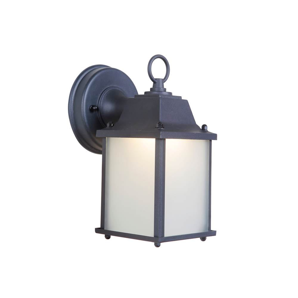 Craftmade  Coach Lights Cast 1 Light Small Led Outdoor Wall Lantern In Textured Black