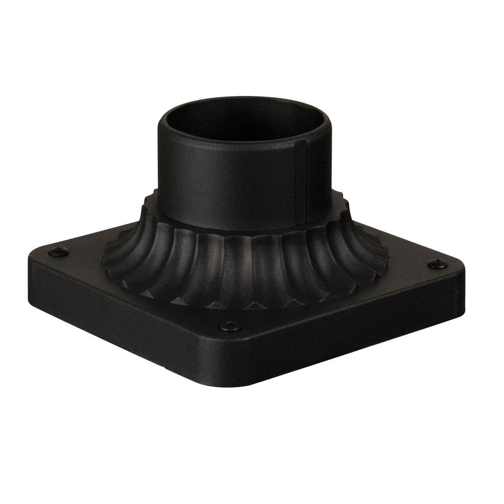 Craftmade  Post Adapter Base For 3'' Post Tops In Textured Black