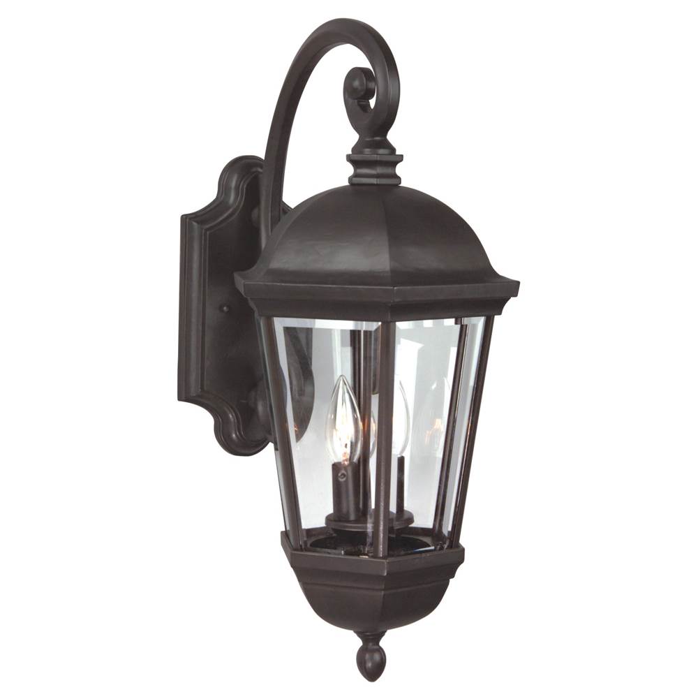Craftmade Z3014-OBO Oiled Bronze Britannia 3 Light Medium Outdoor Wall Lantern In Oiled Bronze Outdoor Image 1