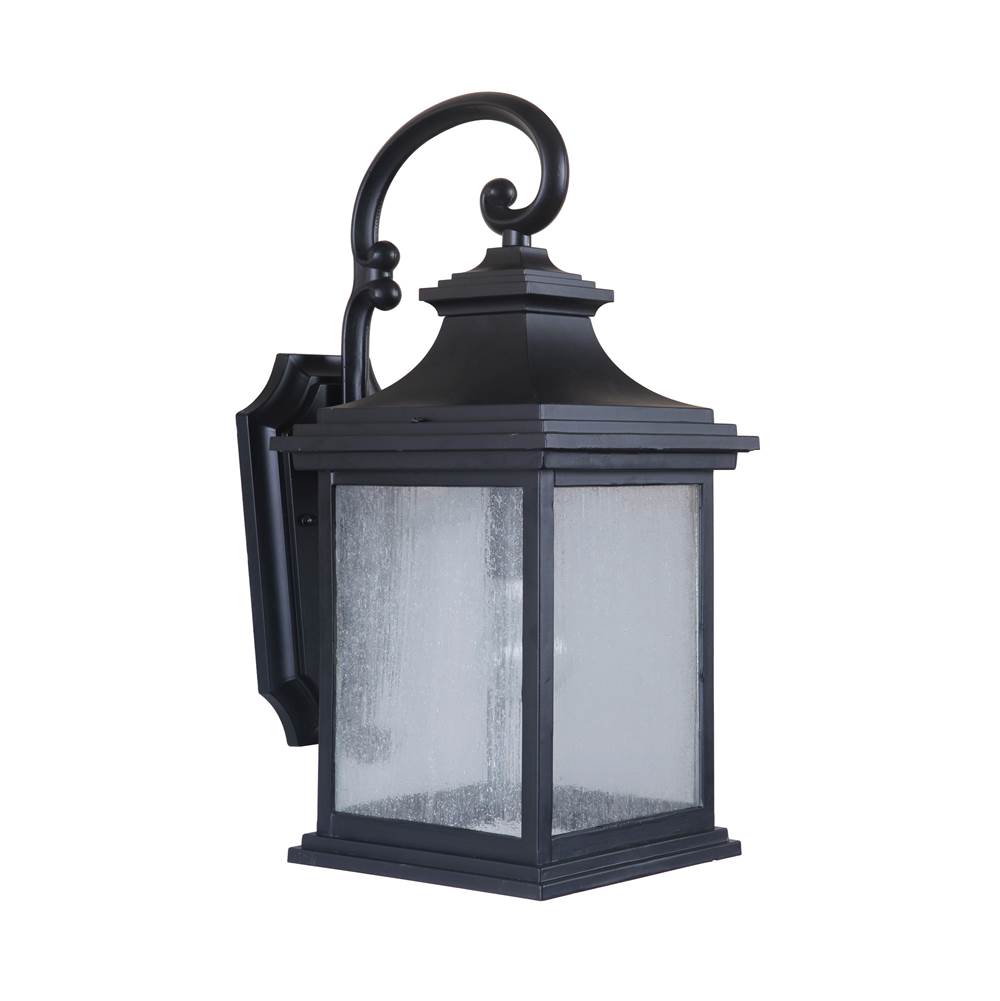 Craftmade Z3214-MN Midnight Gentry 1 Light Medium Outdoor Wall Lantern In Midnight Image 1