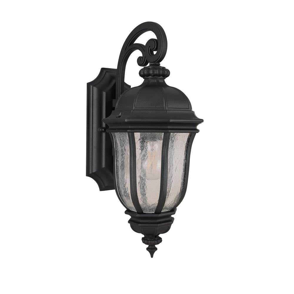 Craftmade Z3304-TB Textured Black Harper 1 Light Small Outdoor Wall Lantern In Textured Black Image 1