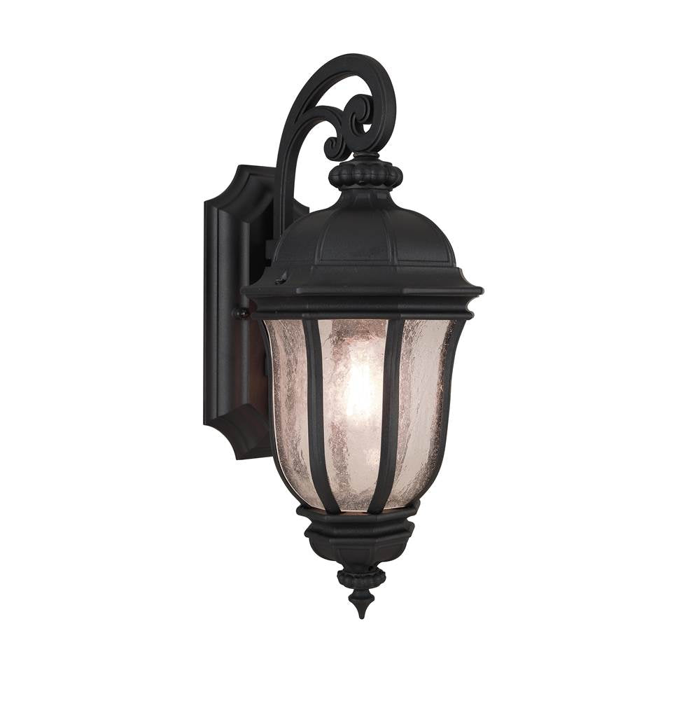Craftmade Harper 1 Light Small Outdoor Wall Lantern In Textured Black