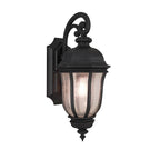 Craftmade Harper 1 Light Small Outdoor Wall Lantern In Textured Black