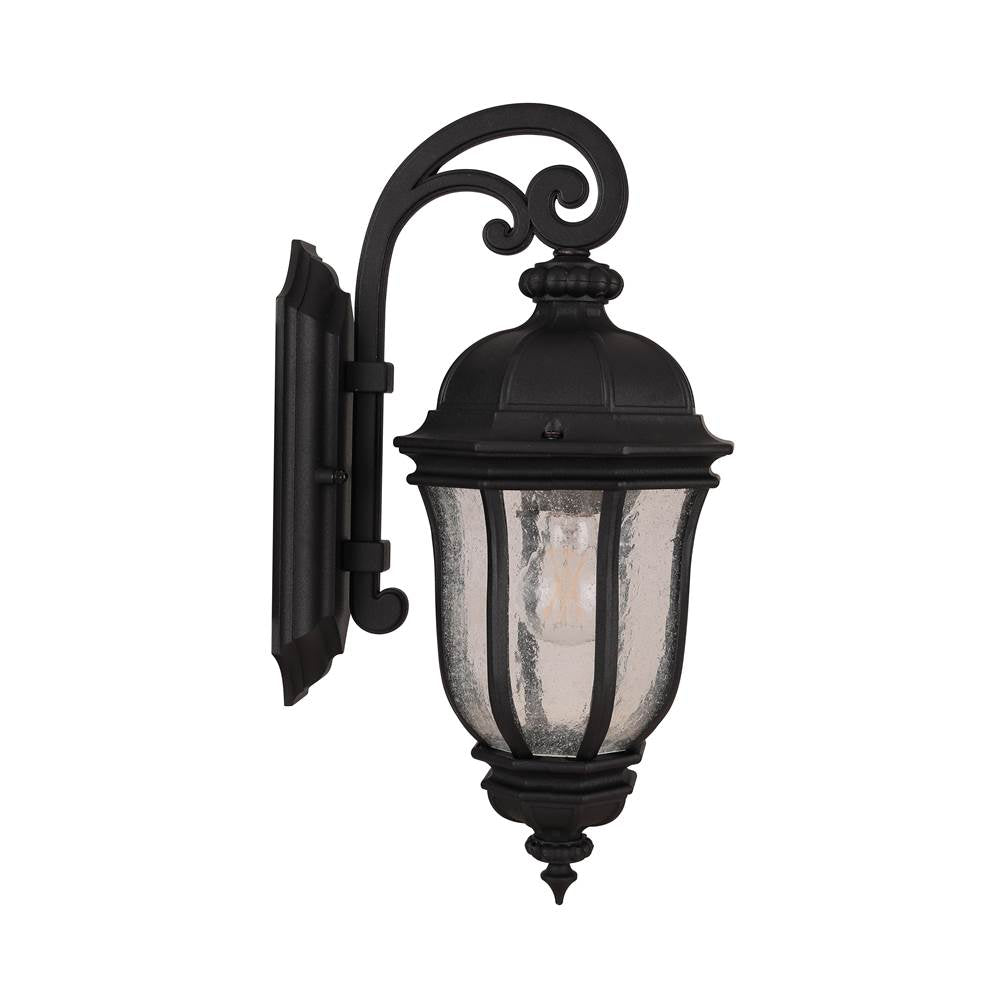 Craftmade Z3304-TB Textured Black Harper 1 Light Small Outdoor Wall Lantern In Textured Black Image 5