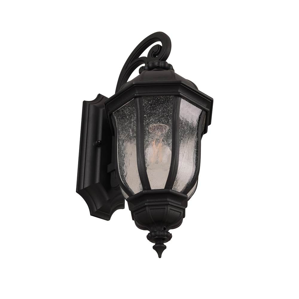 Craftmade Z3304-TB Textured Black Harper 1 Light Small Outdoor Wall Lantern In Textured Black Image 4