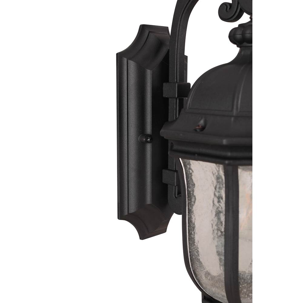 Craftmade Z3304-TB Textured Black Harper 1 Light Small Outdoor Wall Lantern In Textured Black Image 3