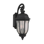 Craftmade Z3314-TB Textured Black Harper 2 Light Medium Outdoor Wall Lantern In Textured Black Image 1