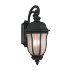 Craftmade Harper 2 Light Medium Outdoor Wall Lantern In Textured Black