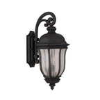 Craftmade Z3314-TB Textured Black Harper 2 Light Medium Outdoor Wall Lantern In Textured Black Image 7
