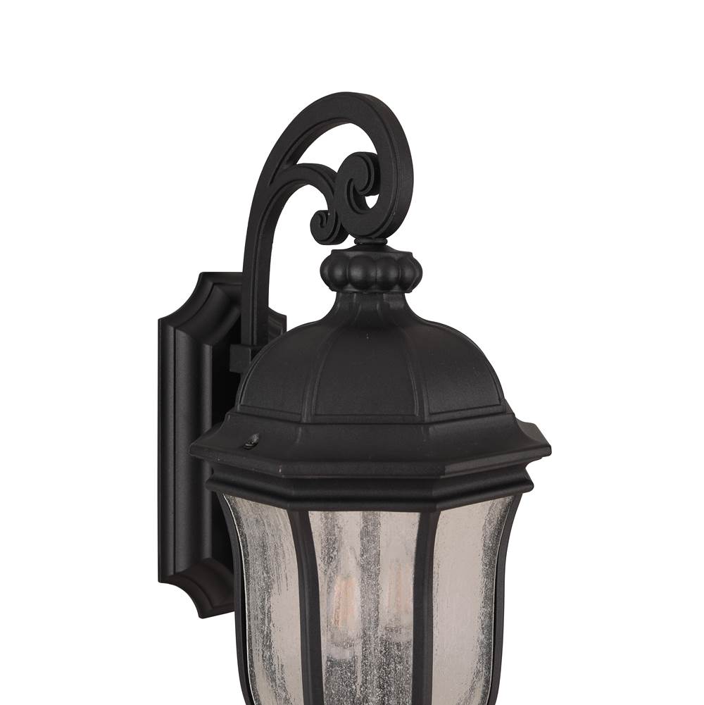 Craftmade Z3314-TB Textured Black Harper 2 Light Medium Outdoor Wall Lantern In Textured Black Image 2