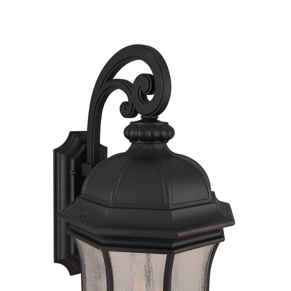 Craftmade Z3324-TB Textured Black Harper 3 Light Large Outdoor Wall Lantern In Textured Black Image 4
