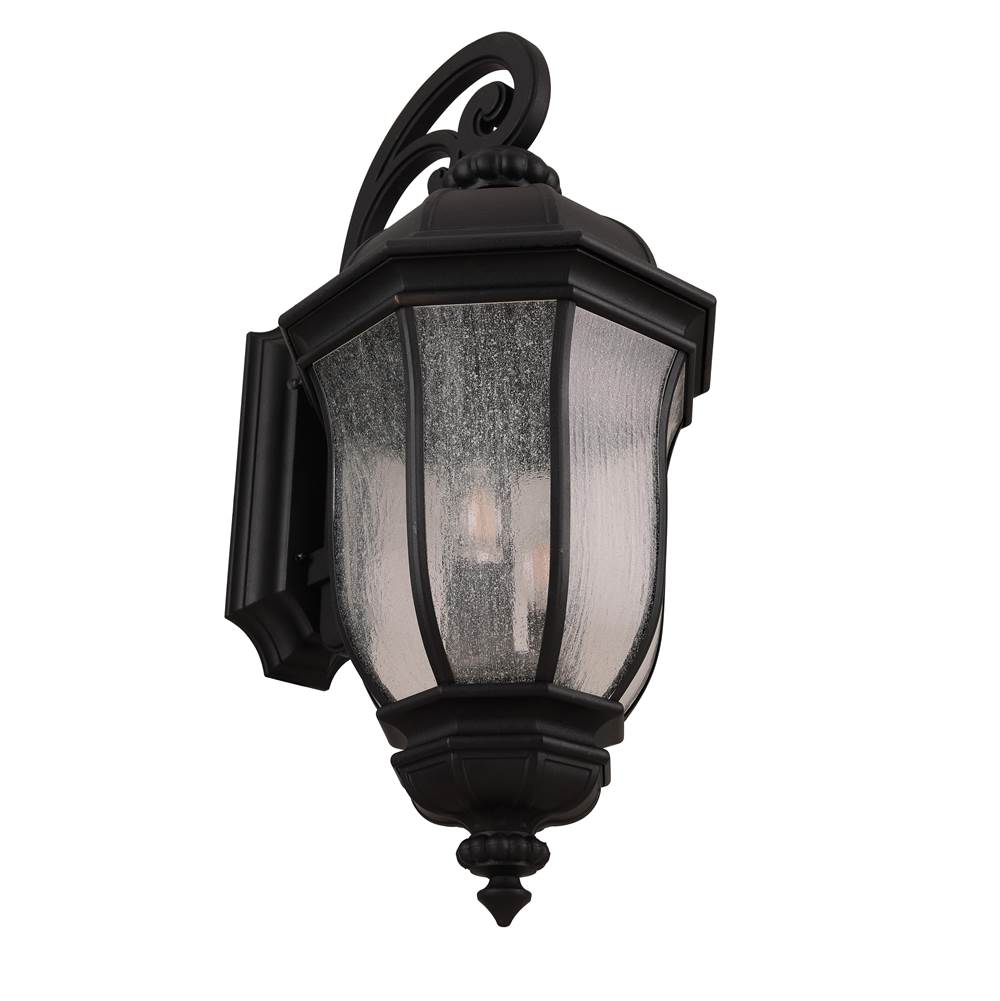 Craftmade Z3324-TB Textured Black Harper 3 Light Large Outdoor Wall Lantern In Textured Black Image 2